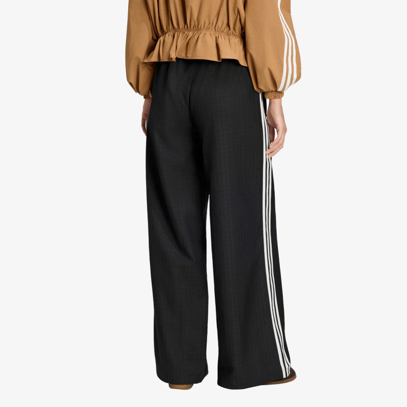 adidas Loose Check Track Pants Black