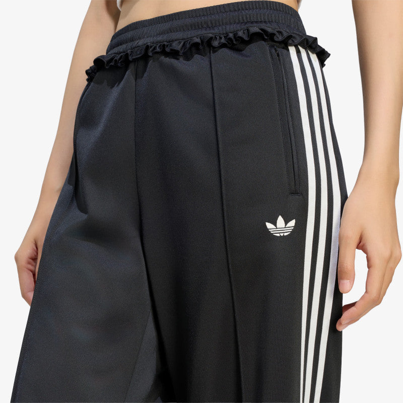 adidas Pleated Firebird Track Pants Black