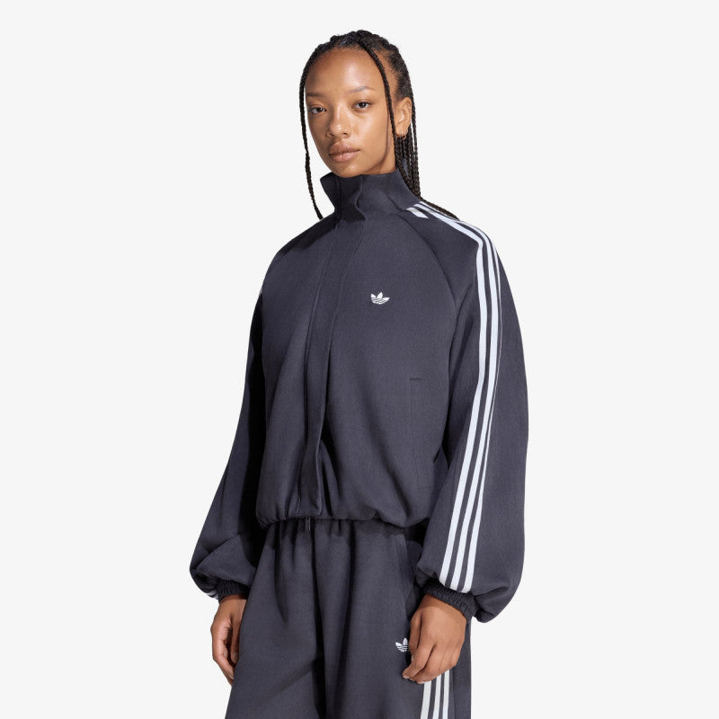 adidas Adilenium Season 6 Faux Suede Track Top Black
