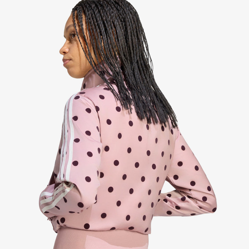 adidas Satin Polka Dots Tt Track Top Dual Lilac