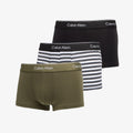 Bokserki Calvin Klein Low Rise Trunk 3-Pack Beige