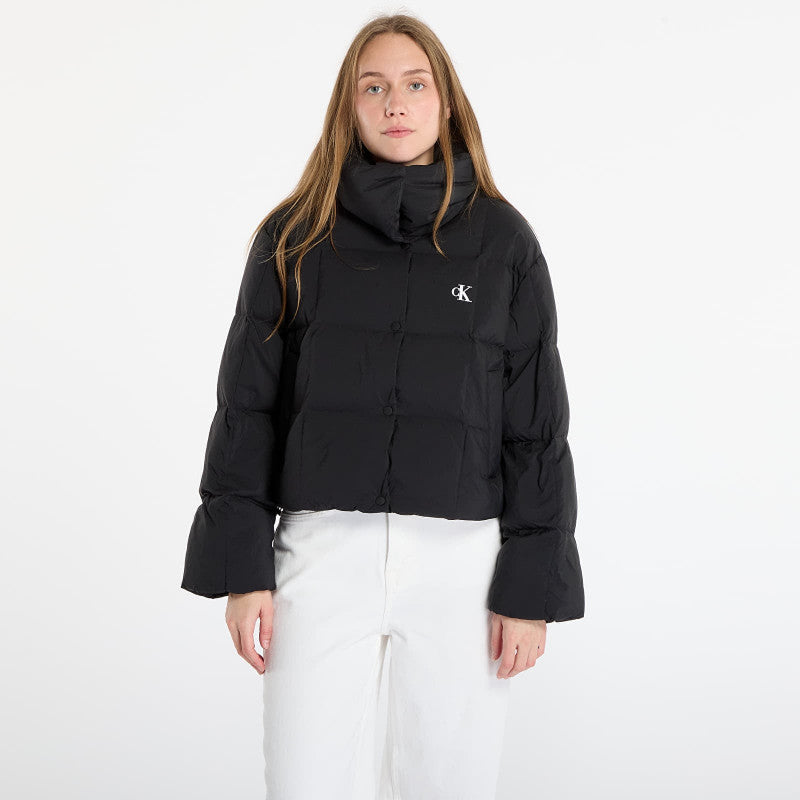 Calvin Klein Jeans Short Down Puffer Jacket Black