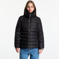 Calvin Klein Satin Lw Short Puffer With Fur Black