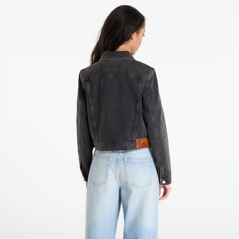 Calvin Klein Jeans Cropped 90S Denim Jacket Black