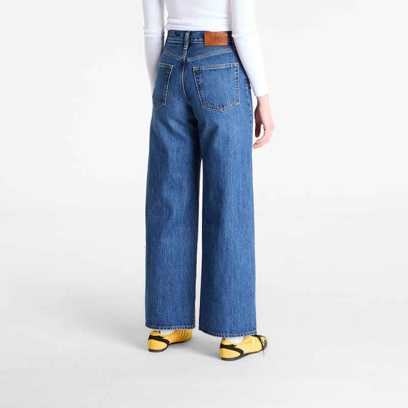 Jeansy Calvin Klein Jeans The Wide Leg Jeans Blue