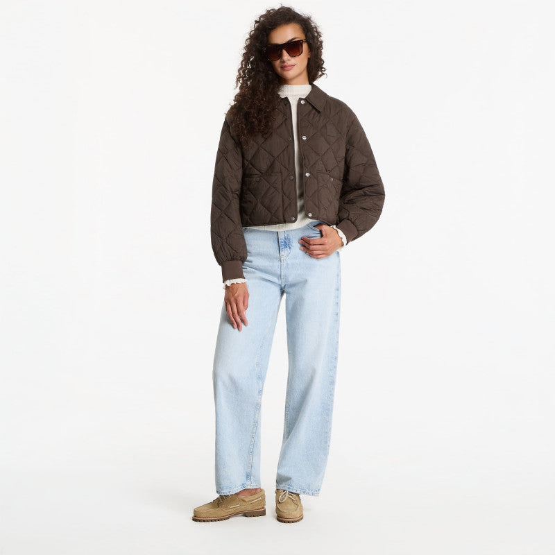 Calvin Klein Jeans Ulw Short Seasonal Quilted Liner Jacket Dark Coffee