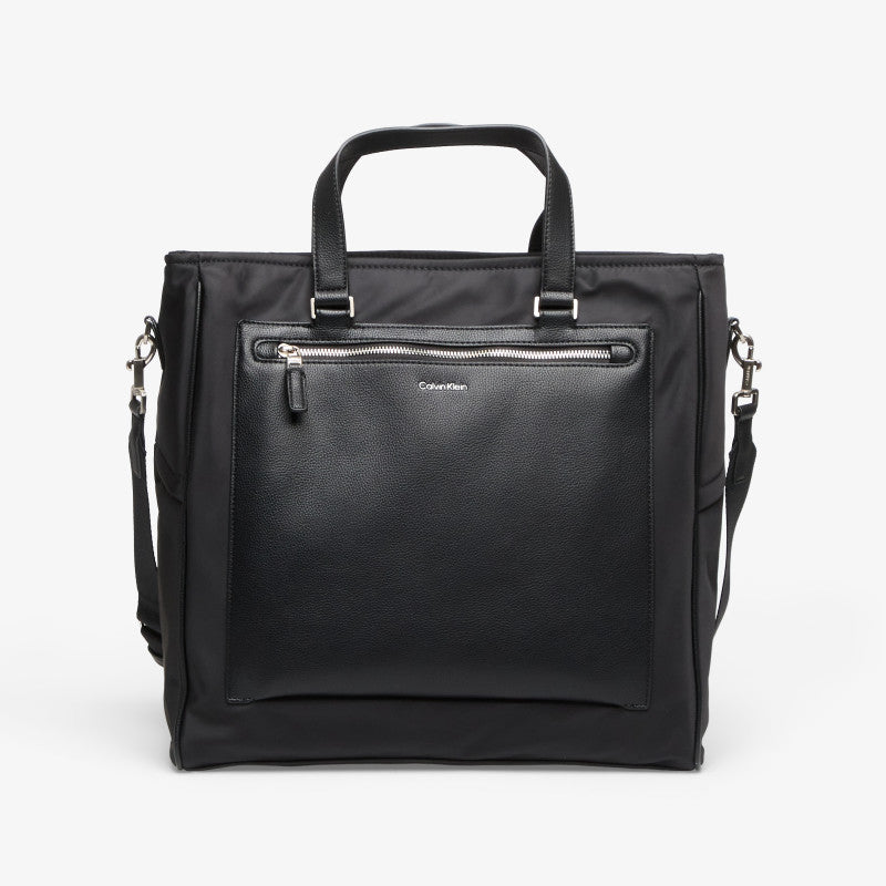 Calvin Klein Ssnl Raised Logo Tote Black