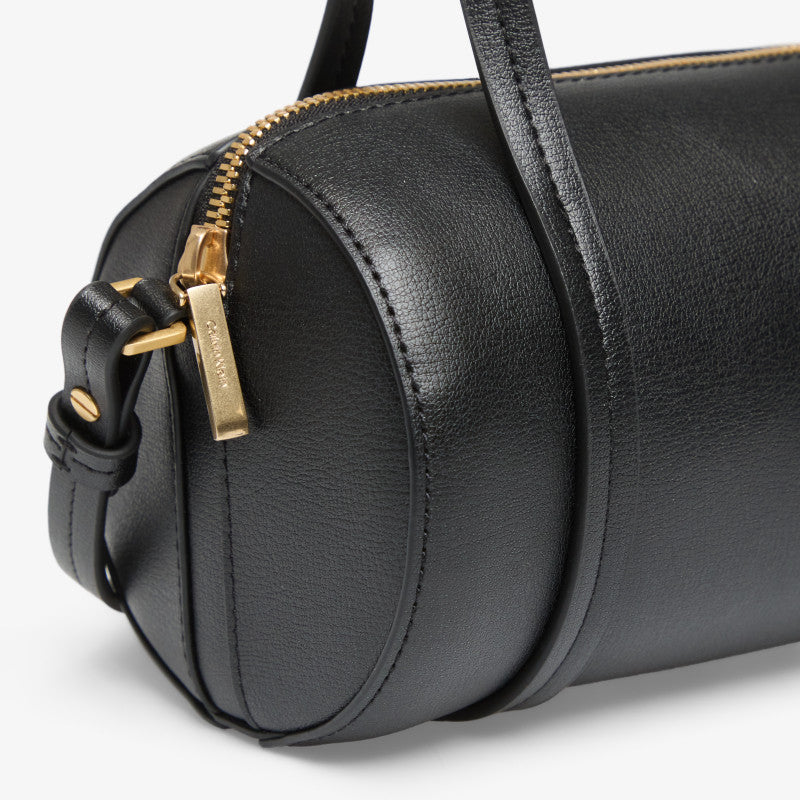 Calvin Klein Foil Logo Small Duffle Bag Black/ Toasted Coconut