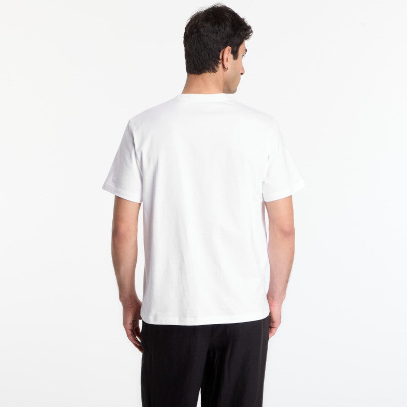 Calvin Klein Ss 20S Eu Spw Standard Graphic Tee Bright White