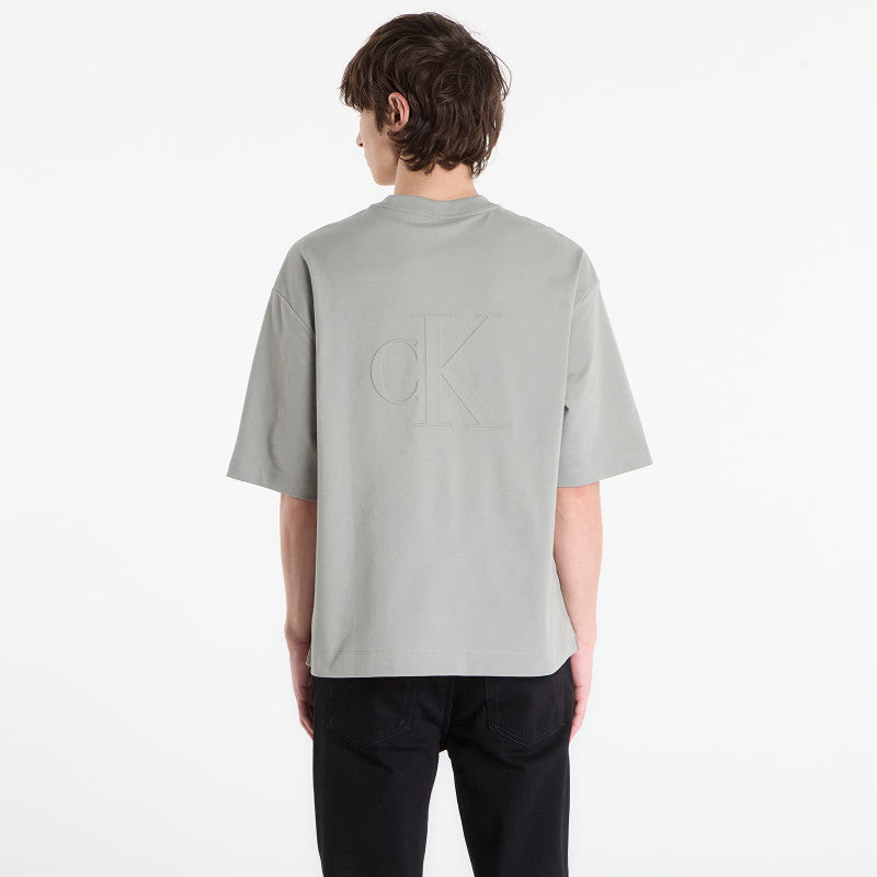 Calvin Klein Jeans Ss Relaxed Cooling Piqu Tee Shadow