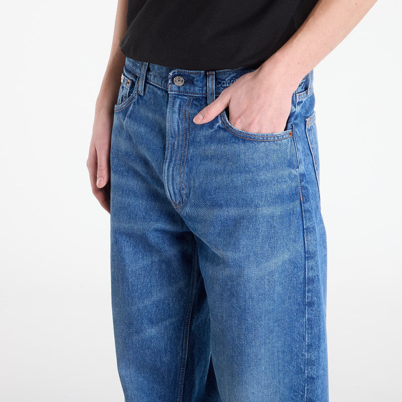 Jeansy Calvin Klein Jeans Baggy Ck Boulder Jeans Blue