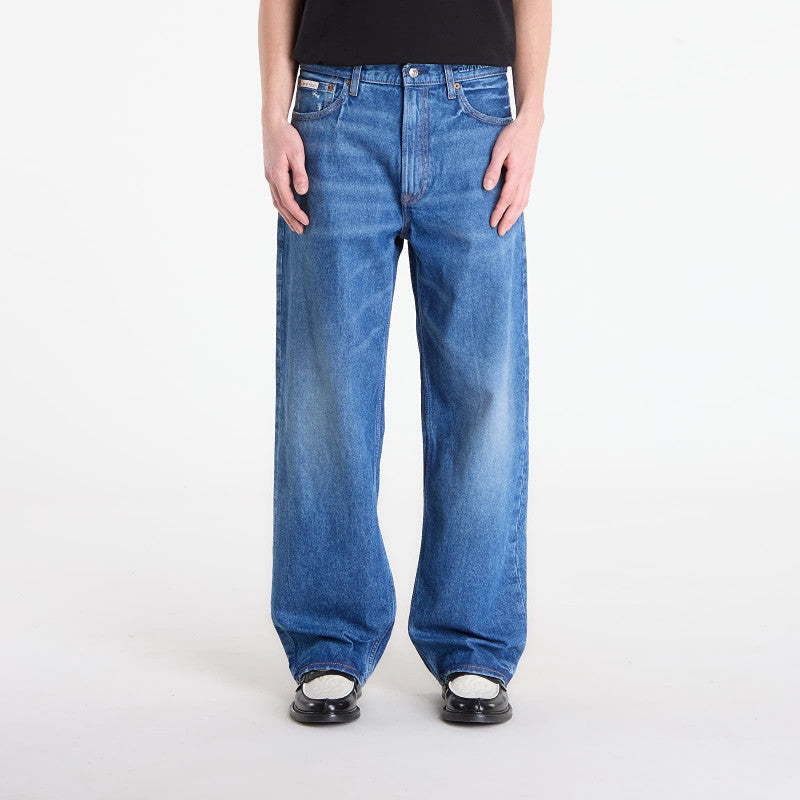 Jeansy Calvin Klein Jeans Baggy Ck Boulder Jeans Blue