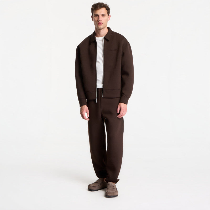 Calvin Klein Cooling Spacer Embossed Logo Joggers Dark Coffee