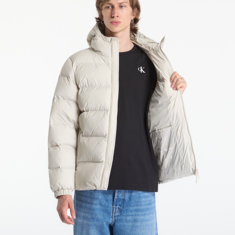puchowa Calvin Klein Jeans Ls Ltwt Nyln Paded H White