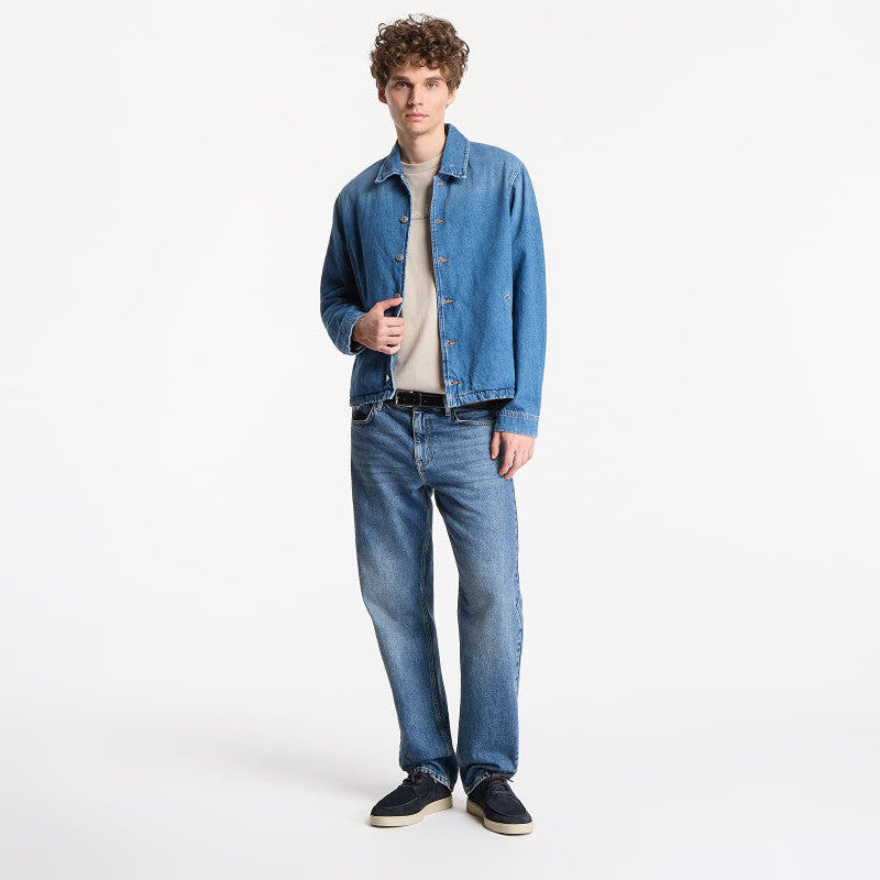Calvin Klein Jeans Ss 16S Ck Trvl Lines Graphic Tee Plaza Taupe