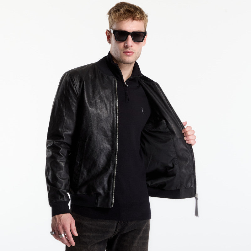 AllSaints Morten Bomber Black