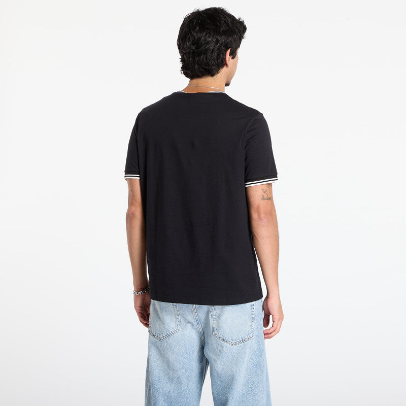 FRED PERRY Twin Tipped T-Shirt Black