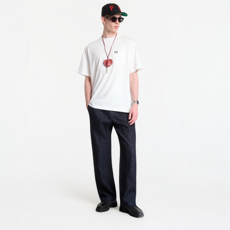 Fred Perry Pocket Detail T-Shirt White