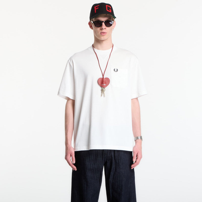 Fred Perry Pocket Detail T-Shirt White