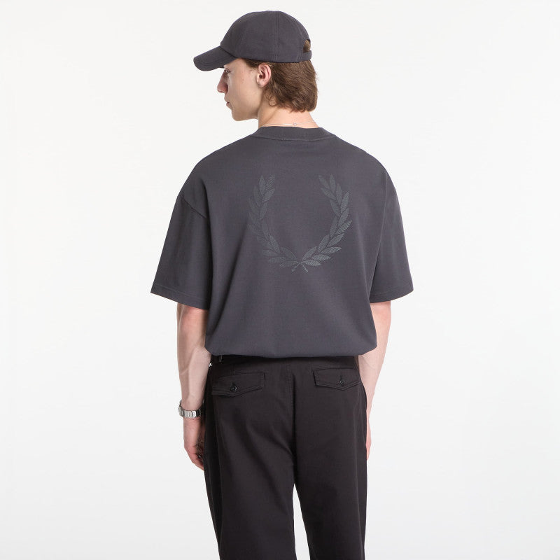 Fred Perry Back Print Lrl Wreath T-Shirt Black