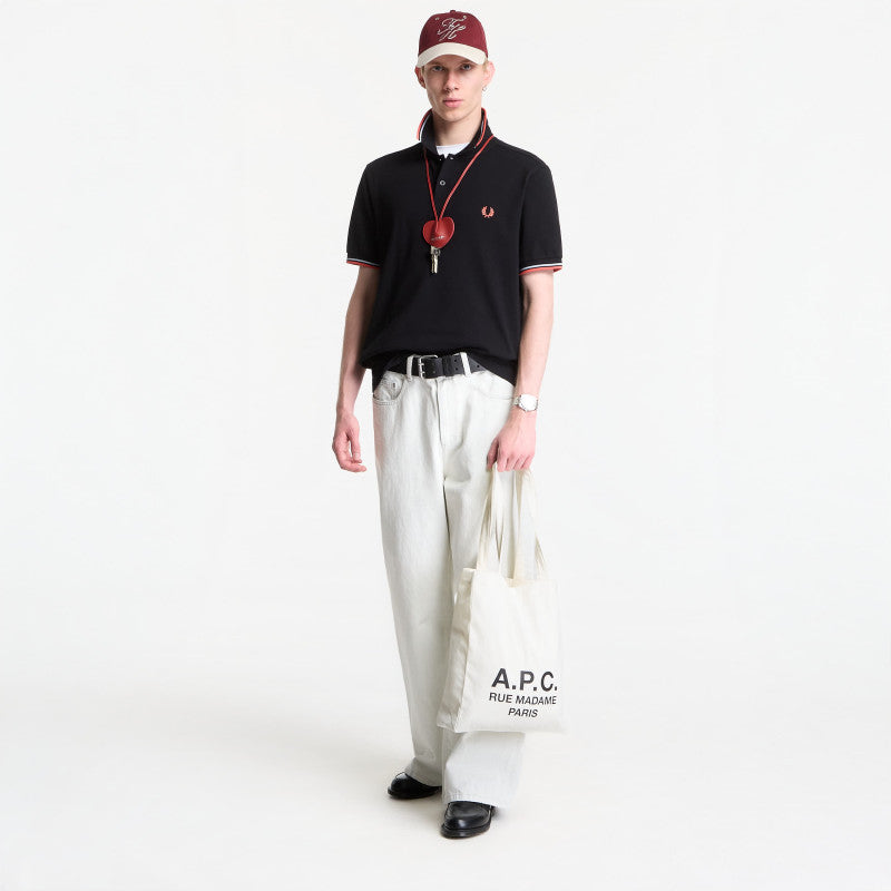 Fred Perry Twin Tipped Fred Perry Shirt Black
