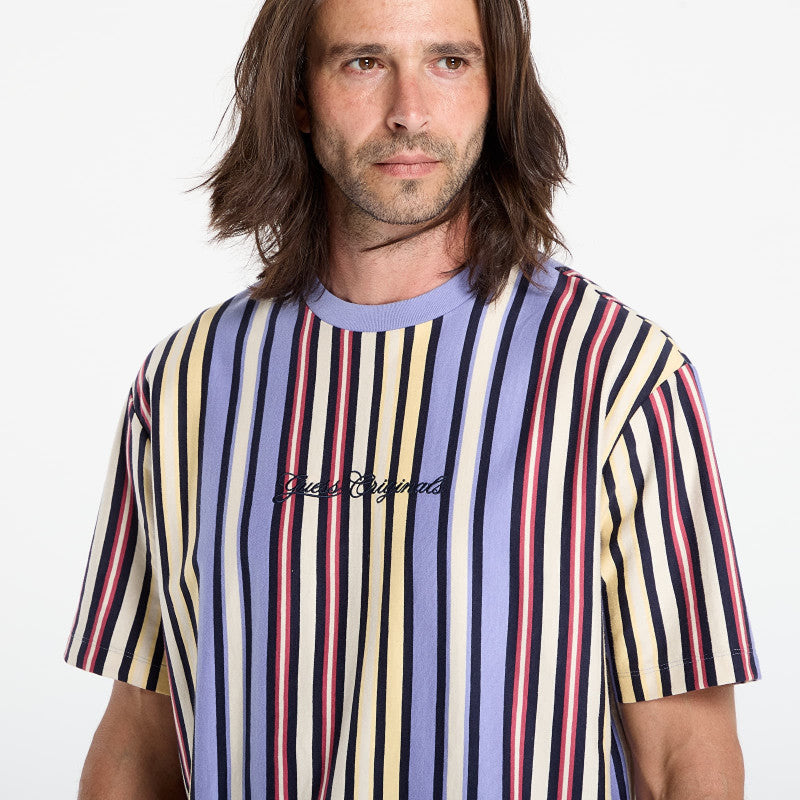 Guess Originals Vertical Stripe Tee Multicolor