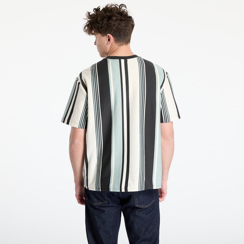 GUESS Originals Stripe T-Shirt Washed Out Black