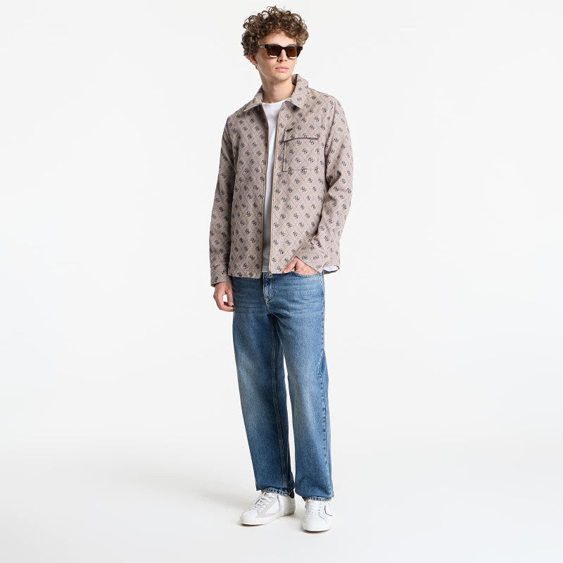 Guess Jeans 4G Shacket Canvas Jacq Velve