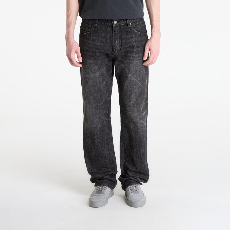 Jeansy Guess Jeans Relaxed Straight Black