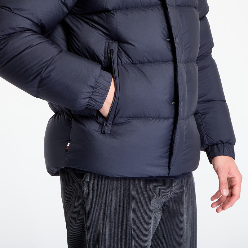 Tommy Hilfiger Mix Down Hooded Puffer Desert Sky