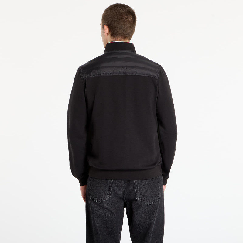 Tommy Hilfiger Mix Media Ess Rwb Stand Collar Black