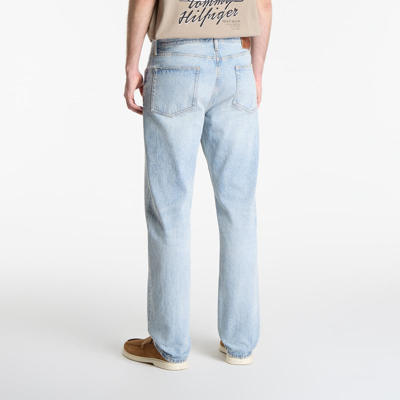 Jeansy Tommy Hilfiger Dover Whiskered Regular Straight Leg Jeans Maxwell Blue