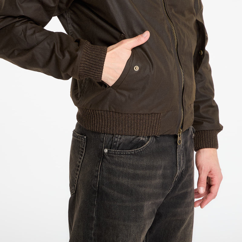 Barbour International Steve McQueen Wax Merchant Olive