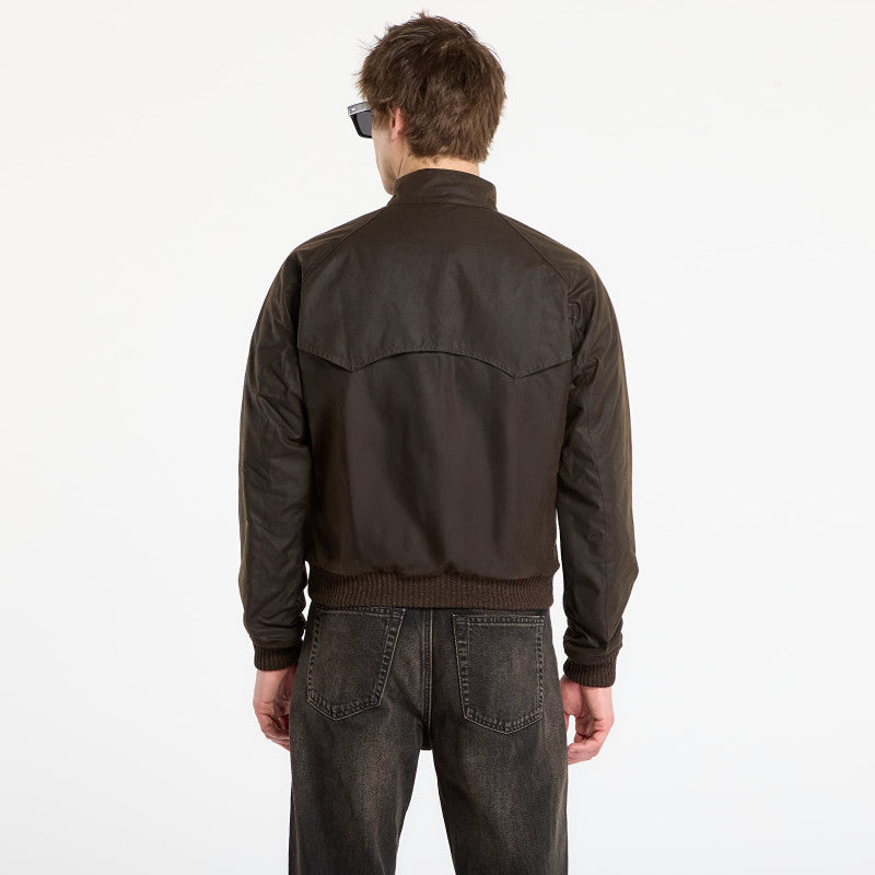 Barbour International Steve McQueen Wax Merchant Olive