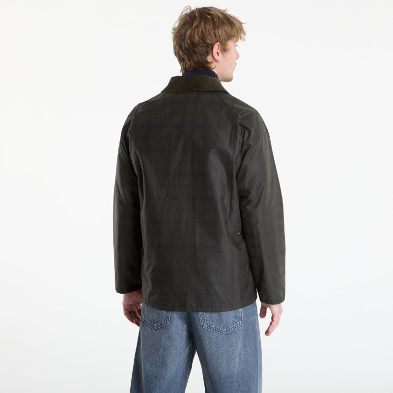 Barbour Tartan Ambleside Waxed Jacket Archive Olive Tartan