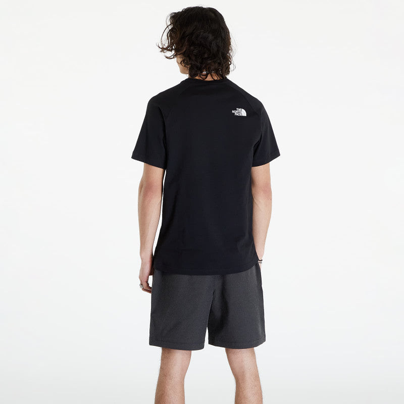 The North Face S/S Raglan Redbox Tee TNF Black
