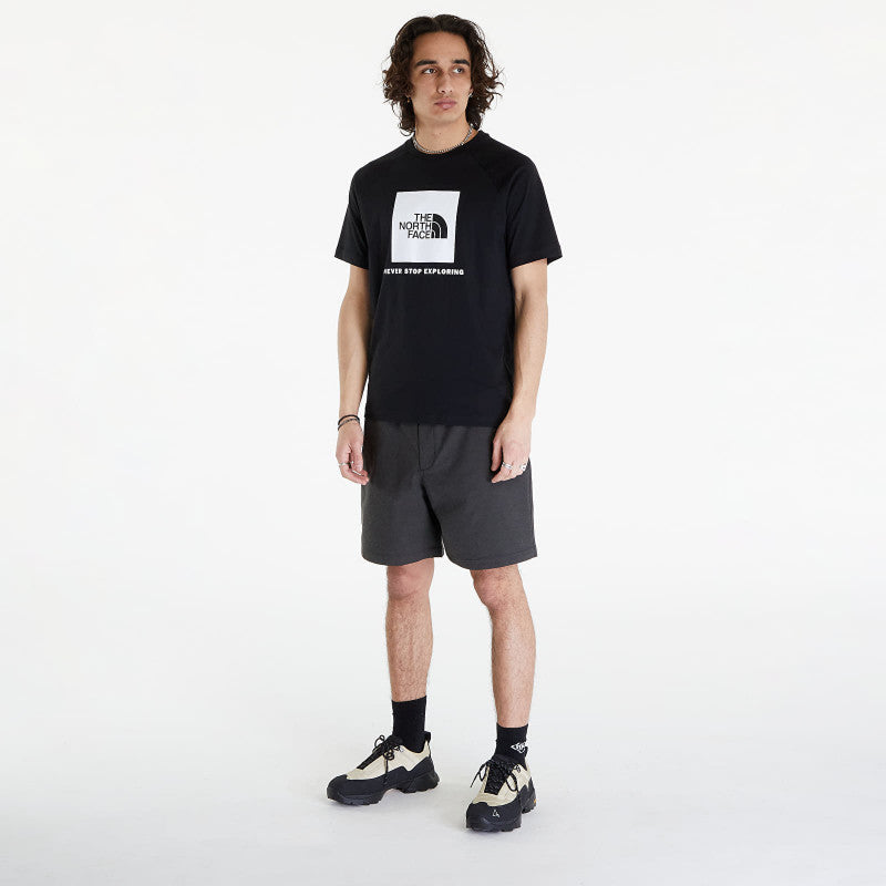 The North Face S/S Raglan Redbox Tee TNF Black