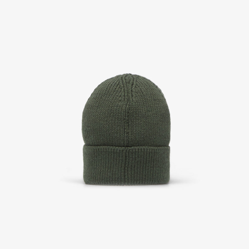The North Face TNF Logo Box Cuffed Beanie Bottle Green