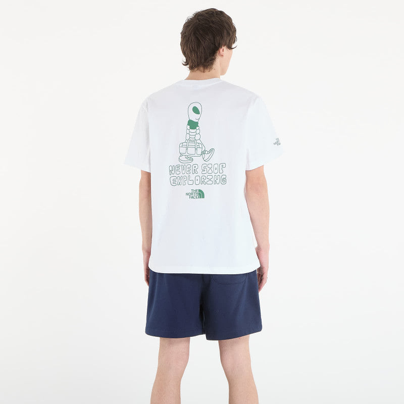 The North Face M Alien Relaxed Short Sleeve Tee Graphic TNF White