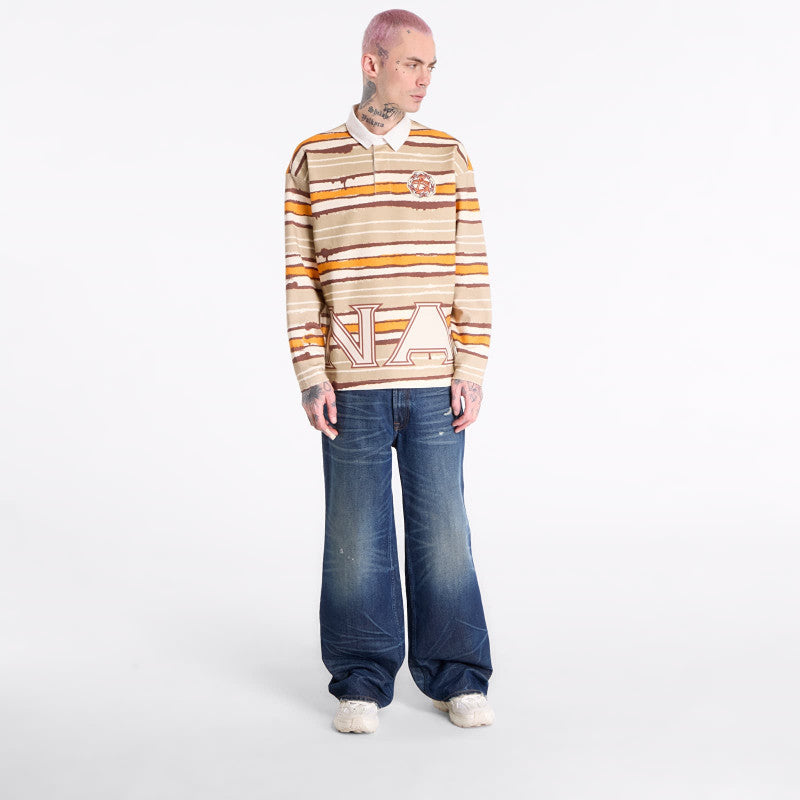 Napapijri x PDF Long-Sleeved Polo Shirt Multicolour SNO