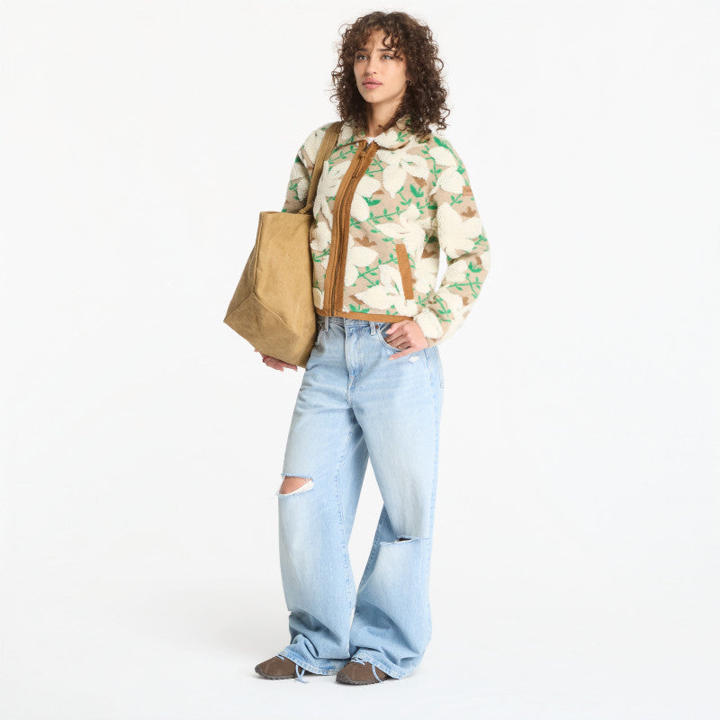 Napapijri T-Bloom Full Zip Fleece Sweatshirt Flower
