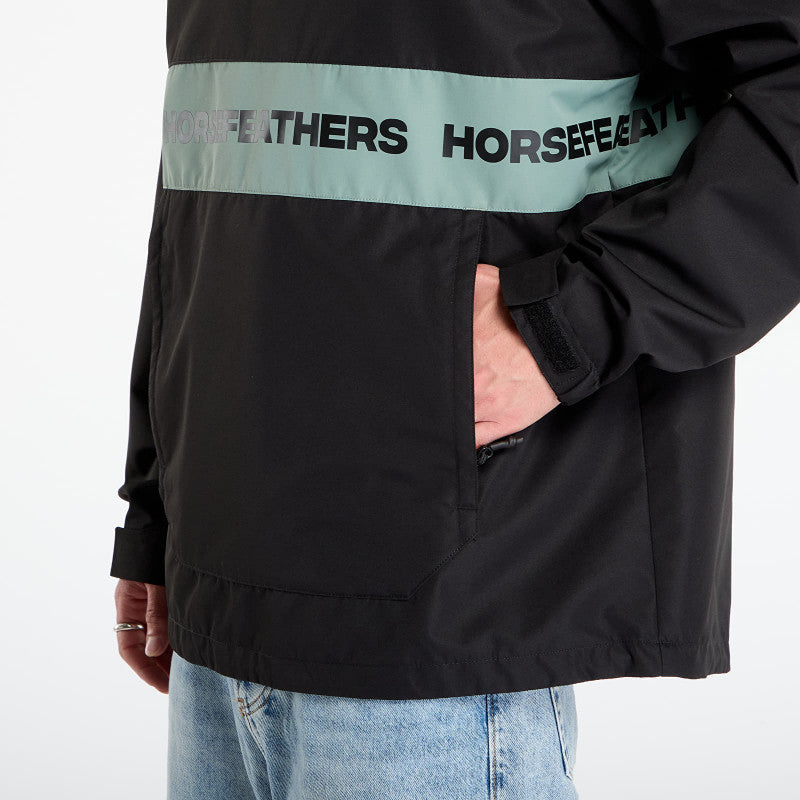 Horsefeathers Gordie Jacket Black/ Iceberg Green