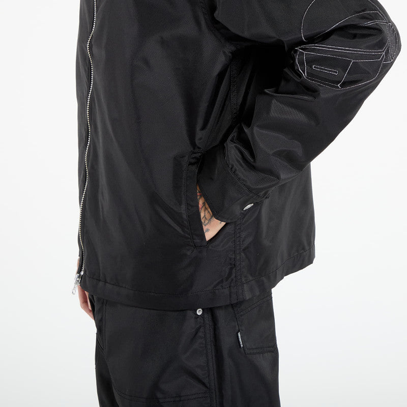 PLEASURES Daft Club Helmets Nylon Work Jacket Black