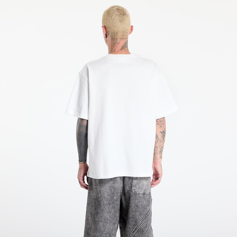 PLEASURES Skull Crest Heavyweight Shirt White