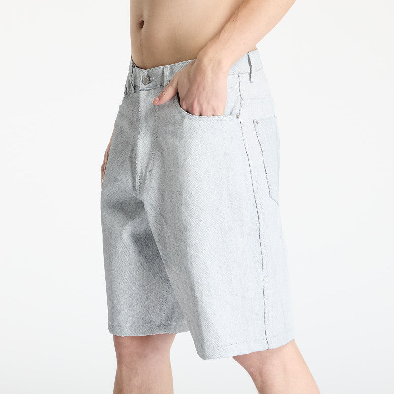 PLEASURES Whiteout Baggy Jorts Off White