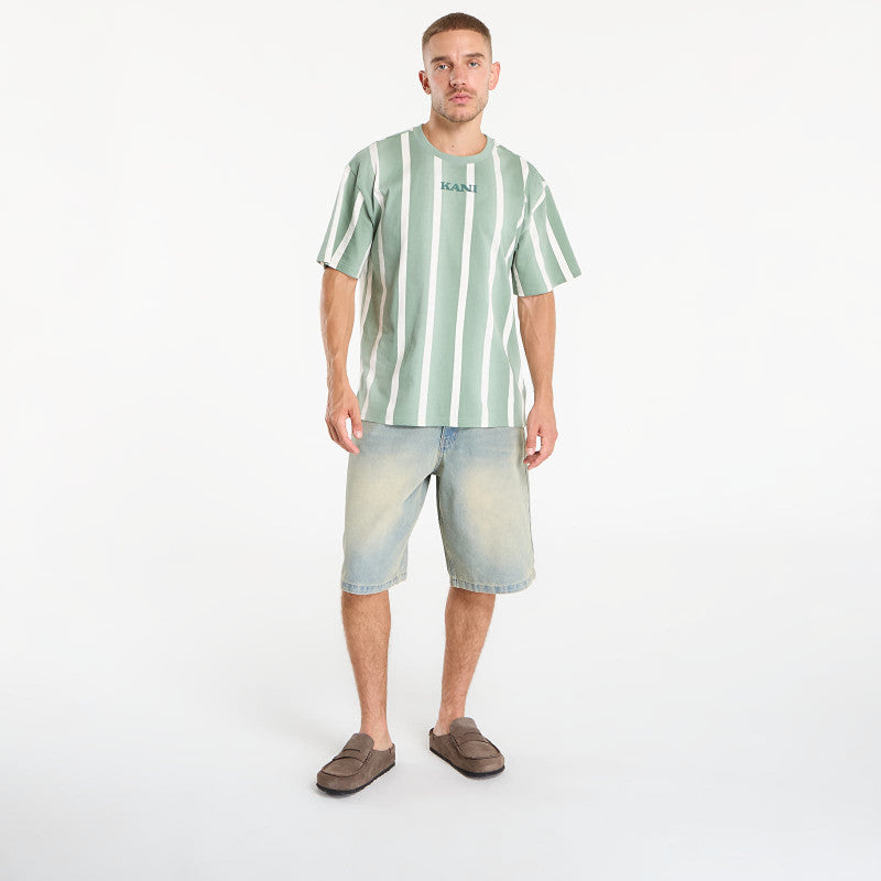 Karl Kani Retro Gradient Stripes T-Shirt Green