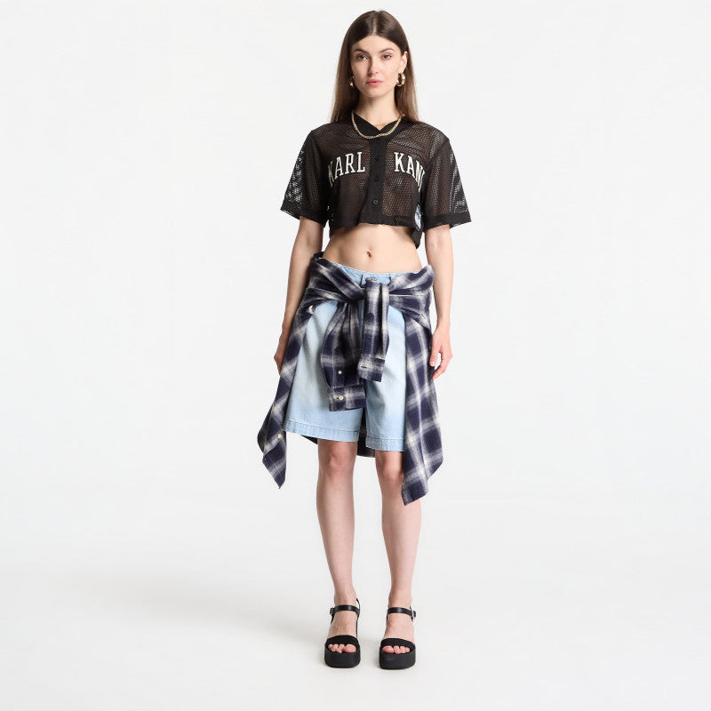 Karl Kani Og Denim Jorts Blue