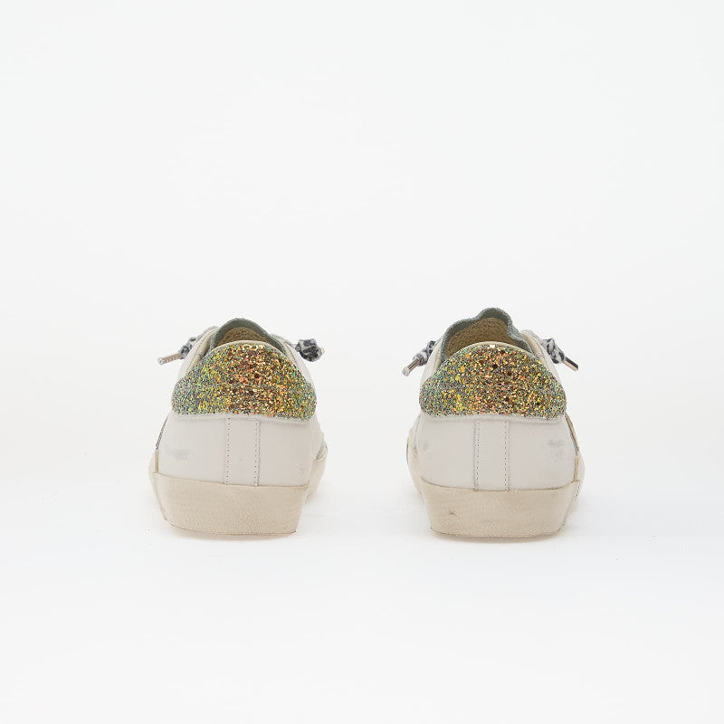 Philippe Model Prsx Low Woman Veau Glitter/ Blanc Azul