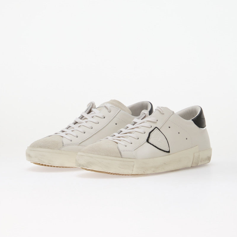Philippe Model Prsx Low Man Basic Blanc/ Noir