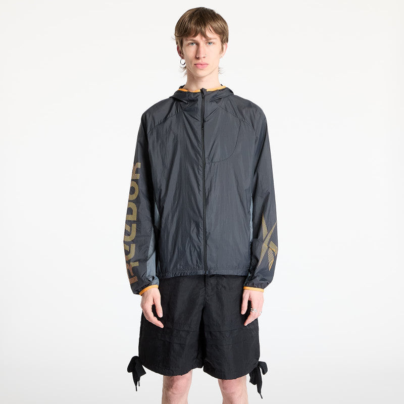 Reebok Wind Run Jacket Washed Black/ Grey 3